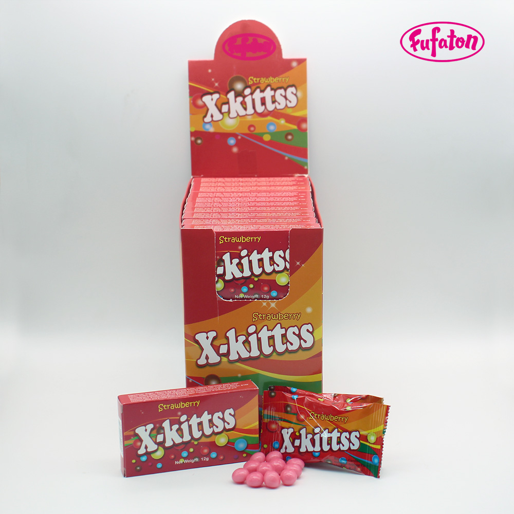 X-kittss Sour Chewy Candy Mini Box Wholesale | Fruity Chewy Candy Manufacturer
